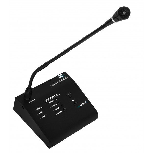 ZZONE4000MC MICROFONO PAGING PER ZZONE4XXPA A 4 ZONE