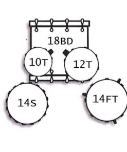 TAMBURO TB T5LXS18WGBK