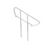 ALUTRUSS BE-1GBT Handrail for BE-1 Bühnentreppe