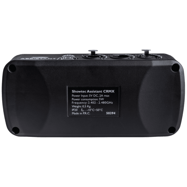 Assistant CRMX Tester W-DMX, DMX, RDM, Art-Net e sACN