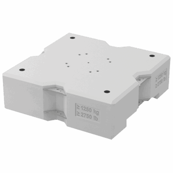 Concrete Ballast Base 1250 kg