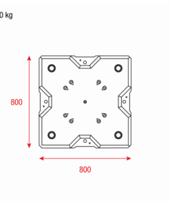 Concrete Ballast Base 500 kg