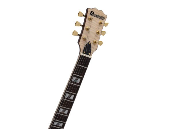 DIMAVERY LP-600 Electric Guitar, brown