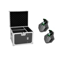 EUROLITE Set 2x LED CAT-80 Beam Effect + Flightcase