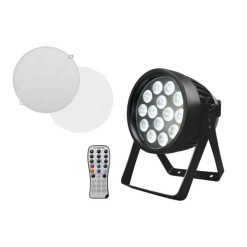 EUROLITE Set 4x LED IP PAR 14x10W HCL + Flightcase