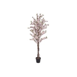 EUROPALMS Cherry tree with 3 trunks, artificial plant, pink, 150 cm