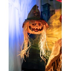 EUROPALMS Halloween Cursed Pumpkin Head, 70cm