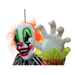 EUROPALMS Halloween Figure Clown Curby, animated, 155cm