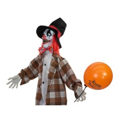 EUROPALMS Halloween Figure Clown Hatty, animated, 185cm