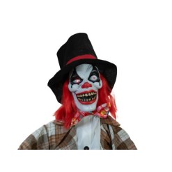 EUROPALMS Halloween Figure Clown Hatty, animated, 185cm