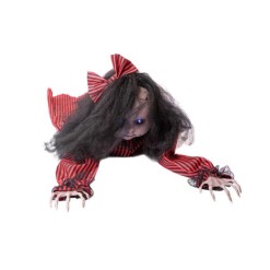 EUROPALMS Halloween Figure Crawling Mathilda, animated, 110cm