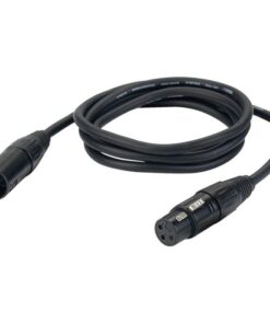 FLN01 - Mic/Line Cable XLR M/F 3P Neutrik NC3-BAG Series 3 m - placcato argento