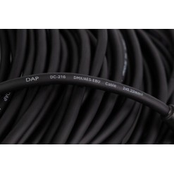 FLN08 - DMX & AES/EBU XLR/M 5P to XLR/F 5P Neutrik NC5-BAG Series 0,75 m - placcato argento