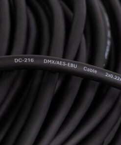 FLN08 - DMX & AES/EBU XLR/M 5P to XLR/F 5P Neutrik NC5-BAG Series 1,5 m - placcato argento