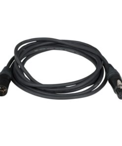 FLN85 Quad DMX & AES/EBU Cable Neutrik NC5-BAG Series 0,75 m - placcato argento