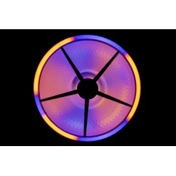 Goliath Effetto luce retrò con simulazione di tungsteno e doppio anello LED RGB