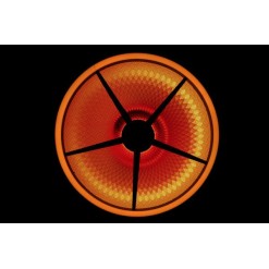 Goliath Effetto luce retrò con simulazione di tungsteno e doppio anello LED RGB