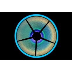 Goliath Effetto luce retrò con simulazione di tungsteno e doppio anello LED RGB