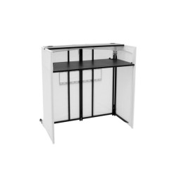 OMNITRONIC Mobile DJ Stand DJTV-1 incl. Cover