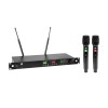 OMNITRONIC UHF-602 2-channel Wireless Mic System 520-554 MHz
