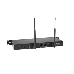 OMNITRONIC UHF-602 2-channel Wireless Mic System 823-832/863-865 MHz