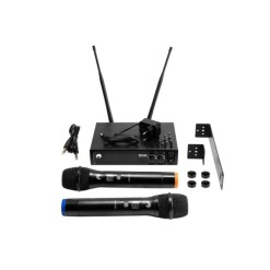 OMNITRONIC UHF E-FLEX 2, Wireless Mic System 823-832/863-865 MHz