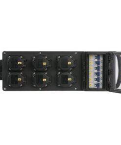 P&D Curtain MGS 5.16 oz/yd² (USA) Colore nero - 11' x 8' (L x H) - plissettato