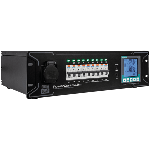 PowerCore 32.9m 1 + 9x Schuko + 1x Multipin H16