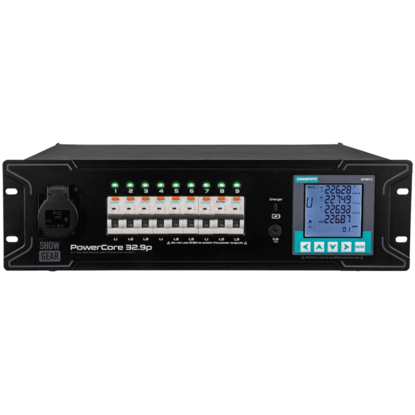 PowerCore 32.9p 1x Schuko + 9x PowerPro True
