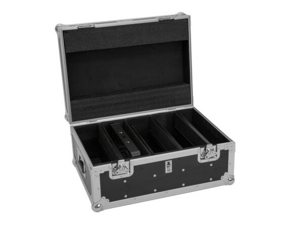 ROADINGER Flightcase 4x IP PIX Strobe RGB CW+WW