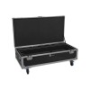 ROADINGER Flightcase 8x AKKU IP Pixel Tube 360° PRO CRMX with charging function and wheels
