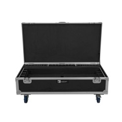 ROADINGER Flightcase 8x AKKU IP Pixel Tube 360° PRO CRMX with charging function and wheels