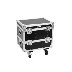 ROADINGER Flightcase 8x IP PIX Strobe RGB CW+WW with wheels