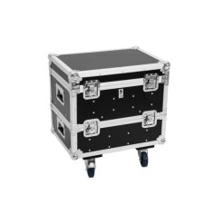 ROADINGER Flightcase 8x IP PIX Strobe RGB CW+WW with wheels