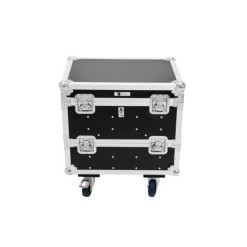 ROADINGER Flightcase 8x IP PIX Strobe RGB CW+WW with wheels