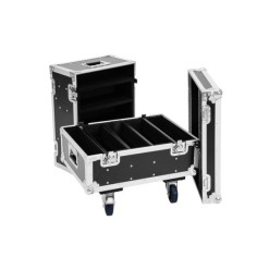 ROADINGER Flightcase 8x IP PIX Strobe RGB CW+WW with wheels