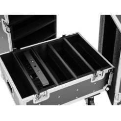 ROADINGER Flightcase 8x IP PIX Strobe RGB CW+WW with wheels