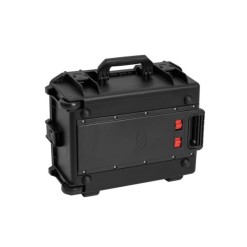 ROADINGER Plastic Case for 8x AKKU Flat Light with Trolley