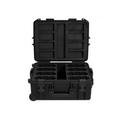 ROADINGER Plastic Case for 8x AKKU Flat Light with Trolley
