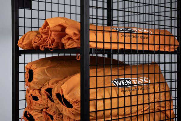 Shelf for Wentex Trolley for Backdrops Acciaio, nero