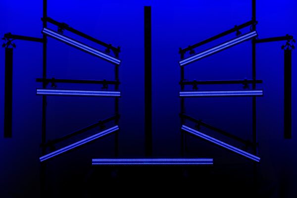 Spectra Strobe Barra LED 360 x 1W bianco e 384 x 0,5W RGB - IP65