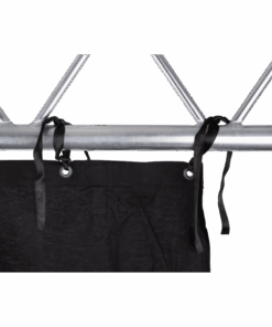 Tie Ribbon for Backdrops 10 pezzi - nero