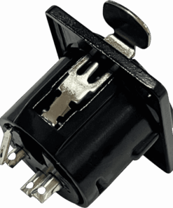 XLR 3P Chassis - female Alloggiamento nero