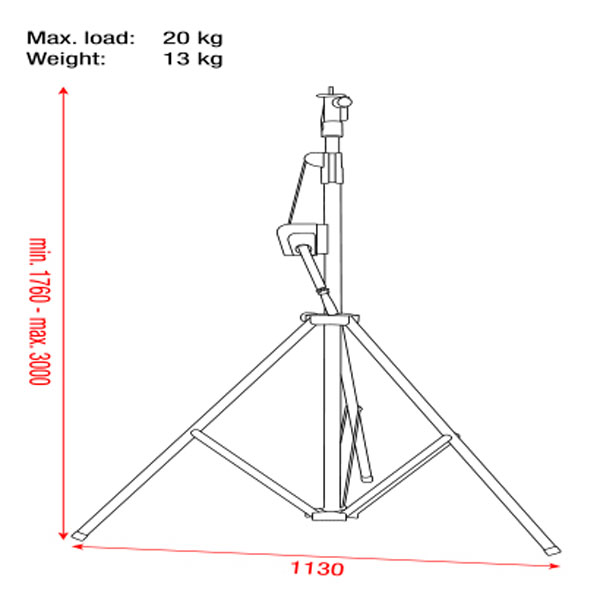 Xpression 2000S - Spot Testa mobile spot LED 200 W