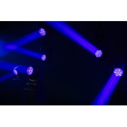 Xpression 2000W - WashBeam Testa mobile wash/beam 7 LED da 40 W