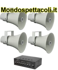 Kit 4 Trombe per Impianti Sportivi