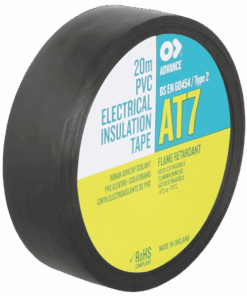 AT7 PVC Tape Black Nero - 19 mm - 20 m