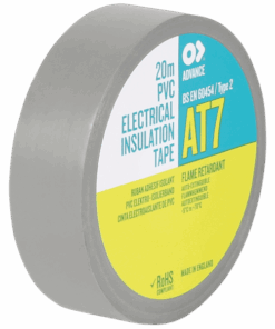 AT7 PVC Tape Gray Grigio - 19 mm - 20 m