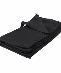 Backdrop MCS 300 g/m² Black - 300 x 350 (W x H) - unpleated Nero - 300 x 350 (L x A) - non plissettato