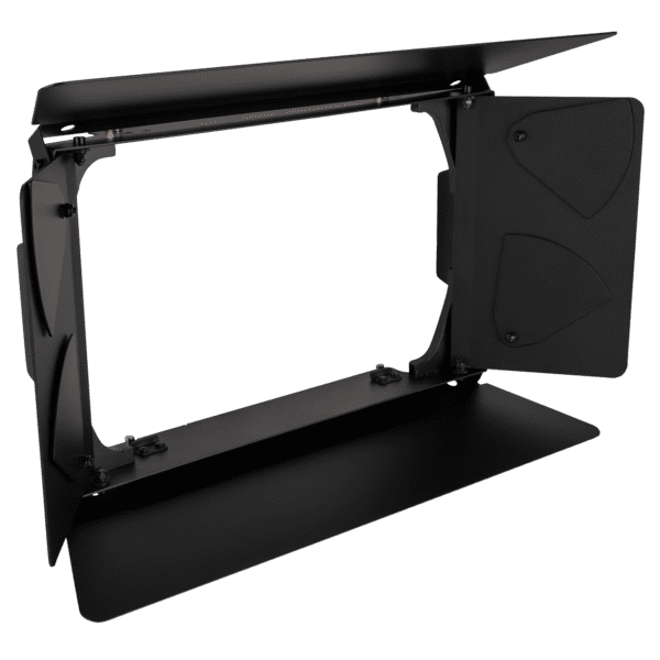 Barndoor for Raccoon S250/4 and W18/4 Junior Black - 4-leaf metal barndoor Colore nero - alette paraluce in metallo a 4 ante